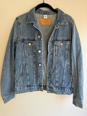 &Denim Classic Light Blue Denim Jean Jacket